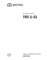 Preview for 1 page of GESTRA TRS 5-52 Installation Instructions Manual