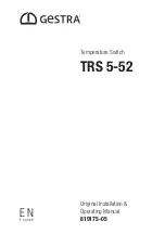 GESTRA TRS 5-52 Original Installation & Operating Manual preview