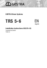 Preview for 1 page of GESTRA TRS 5-6 Installation Instructions Manual