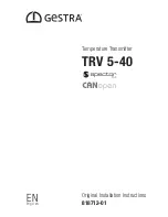 GESTRA TRV 5-40 Installation Instructions Manual preview