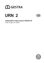 GESTRA URN 2 Installation Instructions Manual preview