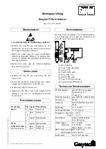 Предварительный просмотр 1 страницы Gesytec Easylon P P.Vx0806-3 Mounting Instructions