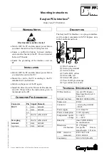 Предварительный просмотр 2 страницы Gesytec Easylon P P.Vx0806-3 Mounting Instructions