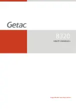 Getac 320GOBI3 User Manual preview