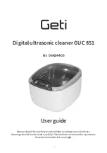 Preview for 1 page of Geti 06424405 User Manual