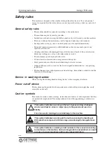 Preview for 3 page of Getinge 23818- 5005847-00 Operating Instructions Manual