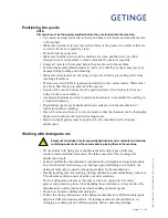 Preview for 11 page of Getinge 46-SERIES User Manual