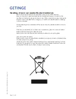 Preview for 22 page of Getinge 46-SERIES User Manual