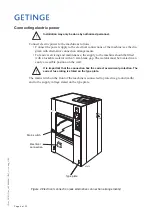 Предварительный просмотр 8 страницы Getinge 502606400 Installation Manual