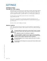 Preview for 6 page of Getinge 86 SERIES Technical Manual