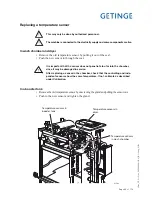 Preview for 89 page of Getinge 86 SERIES Technical Manual