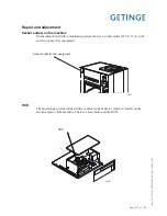 Preview for 117 page of Getinge 86 SERIES Technical Manual