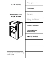 Preview for 3 page of Getinge 8666 Service Instructions Manual