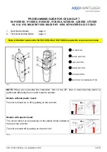 Getinge Arjohuntleigh LD Series Programming Manual preview