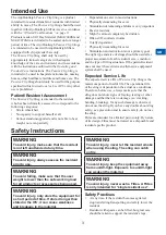 Preview for 3 page of Getinge Arjohuntleigh MAA2000M Instructions For Use Manual