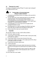 Preview for 4 page of Getinge GS 43 User Manual