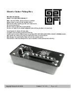 GetLoFi Electric Guitar Pickup Box Manual preview