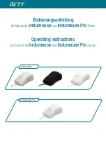 Preview for 1 page of GETT INDUMOUSE KH18218 Operating Instructions Manual