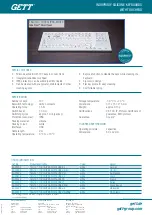 Preview for 1 page of GETT INDUPROOF TKG-107-TOUCH-IP68-WHITE Series Quick Start Manual