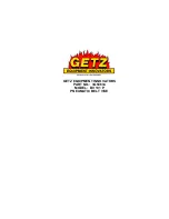 Getz Equipment Innovators 3G58634 Manual предпросмотр