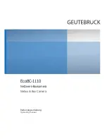 Geutebruck EcoBC-1110 Operating Manual предпросмотр