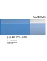 Preview for 1 page of Geutebruck GVC-435 User Manual