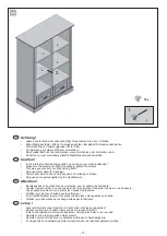 Предварительный просмотр 11 страницы Geuther Cottage 1178HR Instructions For Assembly And Use