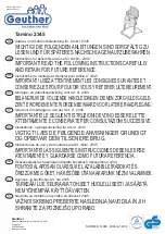 Geuther Tamino 2345 Instructions For Assembly And Use preview