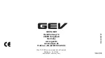 Preview for 16 page of GEV 000803 Manual