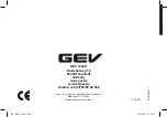 Preview for 16 page of GEV 010833 Manual