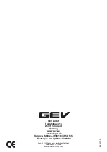 Preview for 7 page of GEV ANNA 2418 Manual