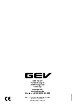 Предварительный просмотр 12 страницы GEV CVB 088337 Manual