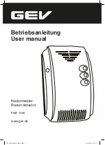 GEV FMG 1350 User Manual preview