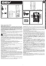 Предварительный просмотр 1 страницы GEV LCT 865 Manual