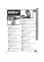 GEV LSV 6485 Manual preview