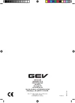 Preview for 7 page of GEV LUNA Manual