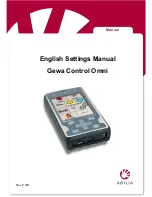 Предварительный просмотр 1 страницы Gewa Control Omni Setting Manual