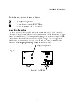 Предварительный просмотр 3 страницы Gewa IR-1SP Micro User Manual