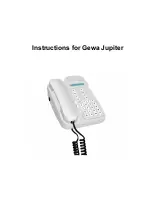 Gewa Jupiter Instructions Manual preview