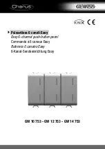 Preview for 1 page of Gewiss Chorus GW 10 753 Manual