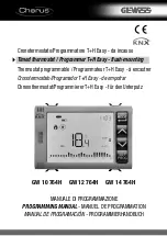 Предварительный просмотр 1 страницы Gewiss Chorus GW 10 764H Programming Manual