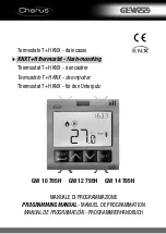 Предварительный просмотр 1 страницы Gewiss Chorus GW 10 795H Programming Manual