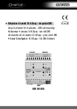 Gewiss Chorus GW 90 835 Manual preview