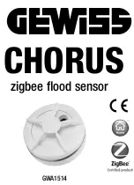 Предварительный просмотр 1 страницы Gewiss Chorus GWA1514 User Manual