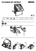 Preview for 1 page of Gewiss COLOSSEUM HOT RESTRIKE Manual