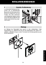 Предварительный просмотр 39 страницы Gewiss GW 16 971CB Installation Manual