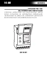 Gewiss GW 96 891 Operating Instructions Manual preview