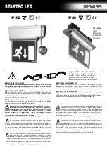 Preview for 1 page of Gewiss STARTEC Installation Manual