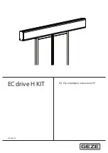 GEZE EC drive H KIT VP Pre-Installation Instructions предпросмотр