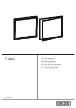 GEZE F 1200+ Wiring Diagram preview